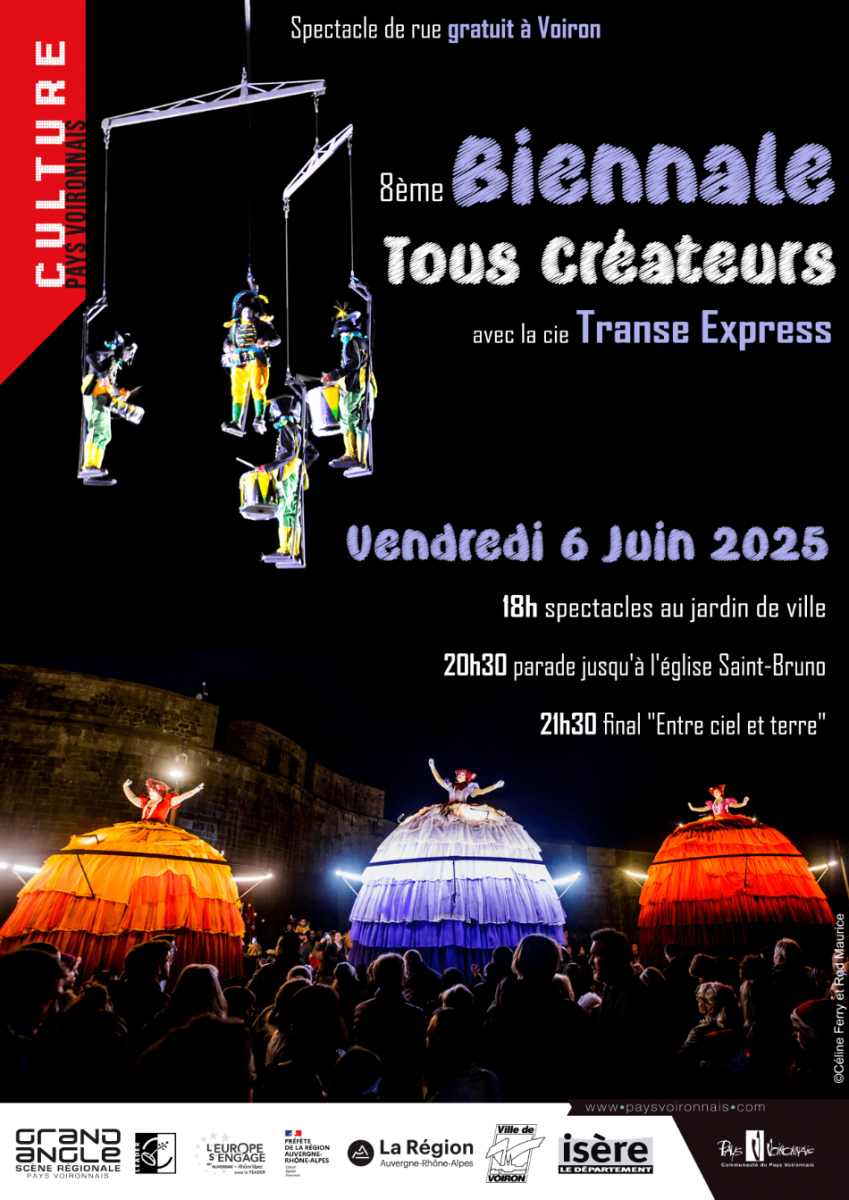 Affiche de l'évènement : 8ème biennale Tous Créateurs