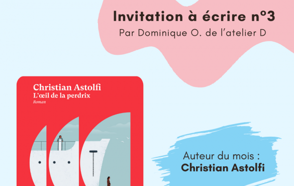 Livres à vous : Invitation à écrire n°3